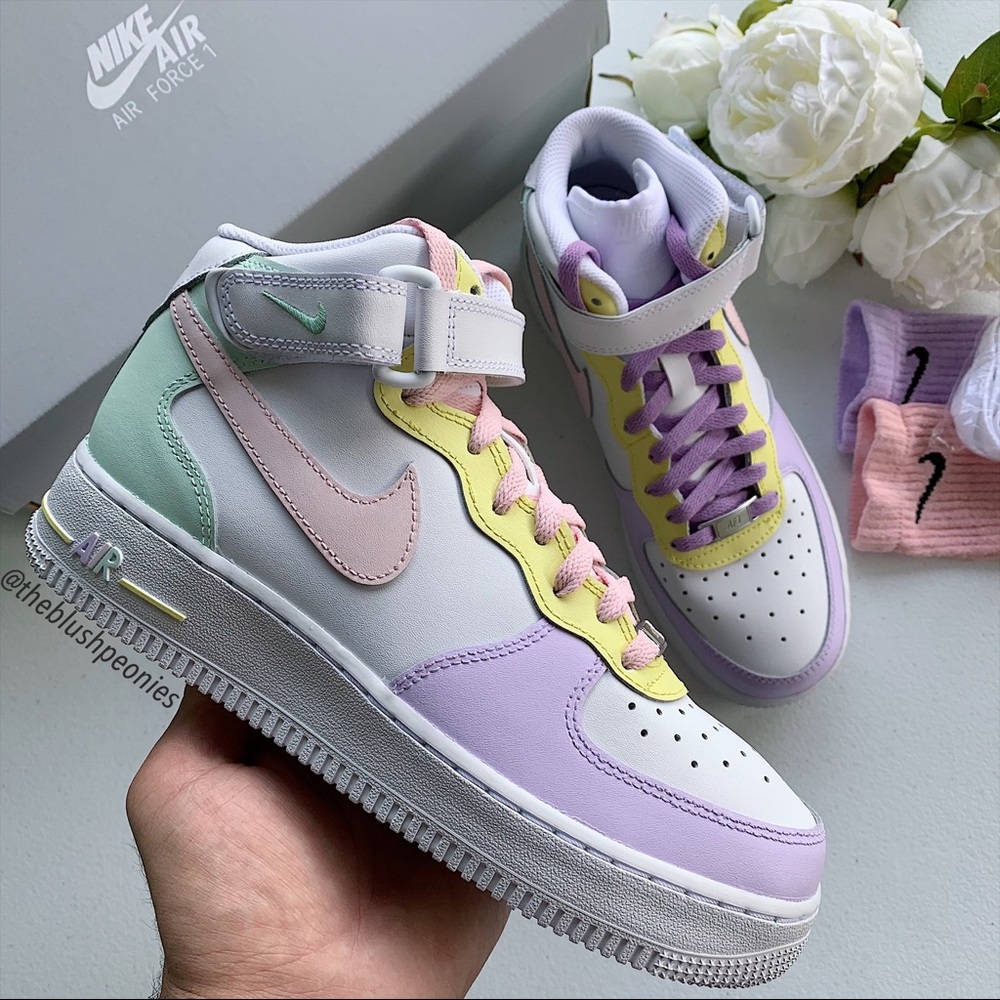 Nike Custom Air Force 1 Mid NWT - Picture 3 of 13